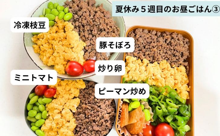 夏休み5週目の昼ごはん③