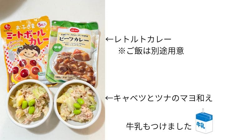 夏休み6週目のお昼ごはん②